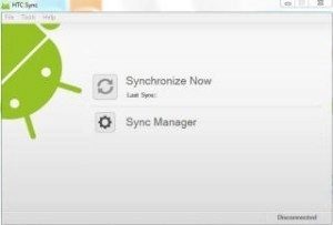 htc sync small