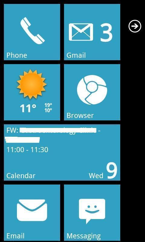 windows phone 7 launcher