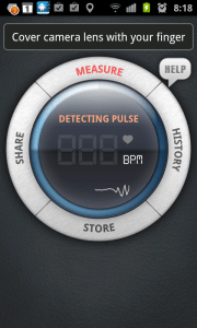 Z uživatelského hlediska je Instant Heart Rate jednou z nejjednodušších aplikací pro Android