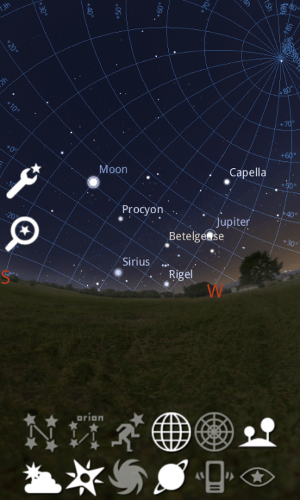 stellarium sky map