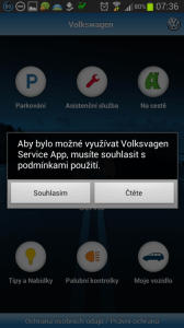 Volkswagen Service: souhlas s podmínkami