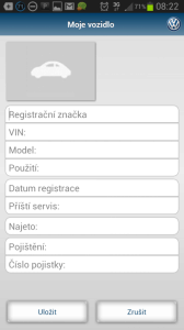 Volkswagen Service: Moje vozidlo