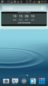 Christmas Countdown Widget