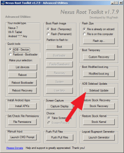 Sideload Update