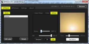 LIFXtend: nastavení teploty bílého světla