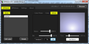 LIFXtend: nastavení teploty bílého světla