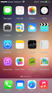 iOS 7 Launcher 1 android aplikace