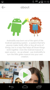 Androidify 2.0 aktualizace 1