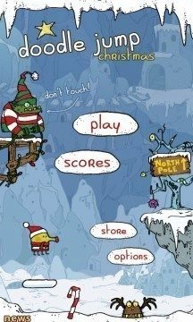 Doodle Jump Christmas Special hra 1