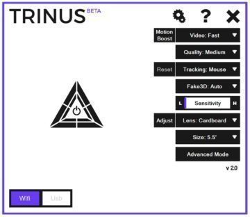 Cardboard - TrinusVR-PC_App