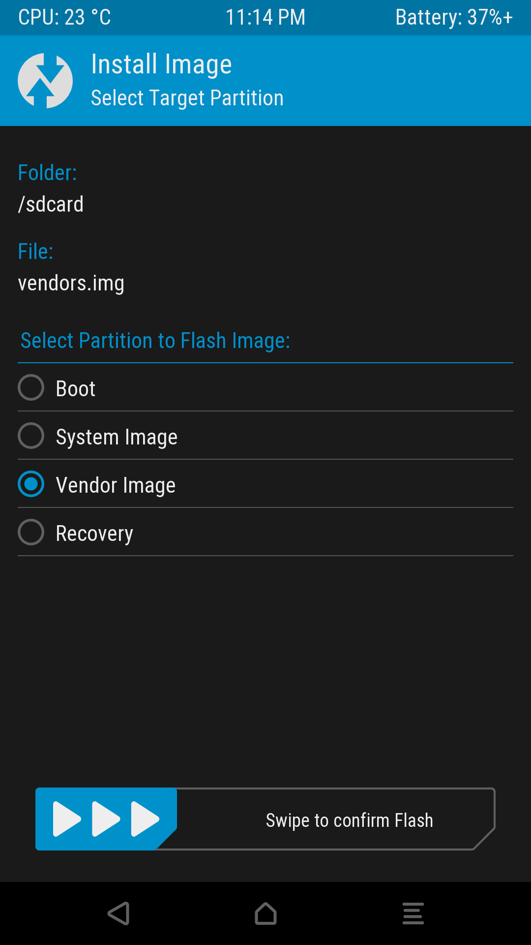 Как установить twrp recovery на андроид без компьютера