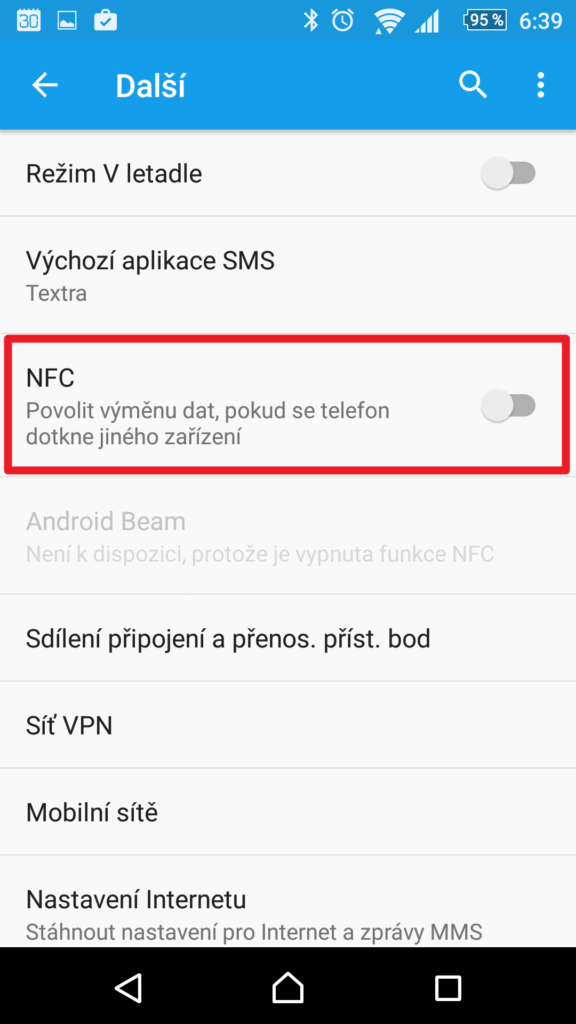 Jak nastavit nfc