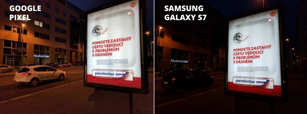 Takto fotí Google Pixel ve srovnání se Samsungem Galaxy S7 (Foto: Jan Dolejš)