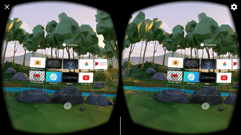 Google Daydream View aplikace hry 2
