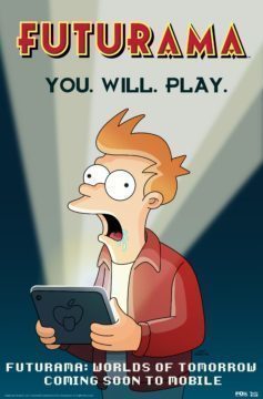 futurama android hra plakat