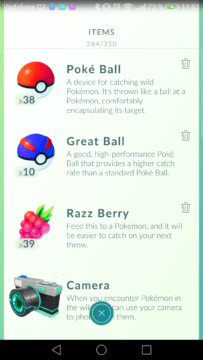 Kompletní návod Pokémon Go - Razz Berry a Great Ball
