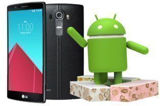 telefon lg g4 nougat