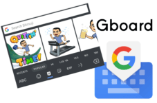 klavesnice gboard samolepky bitmoji