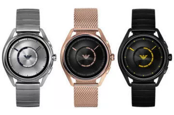 Chytré hodinky Emporio Armani představeny: Wear OS, GPS, NFC i přijatelná cena