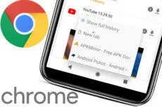 historie chrome uzitecna funkce