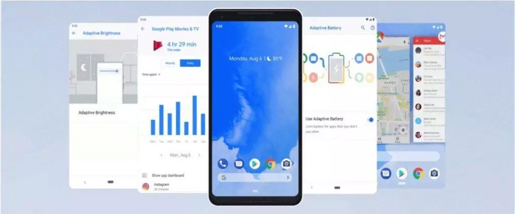 android 9 pie google system