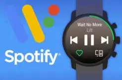 spotify chytre hodinky wear os