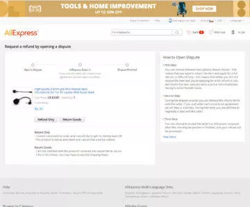 Jak na reklamaci zboží Aliexpress - Jak otevřít spor