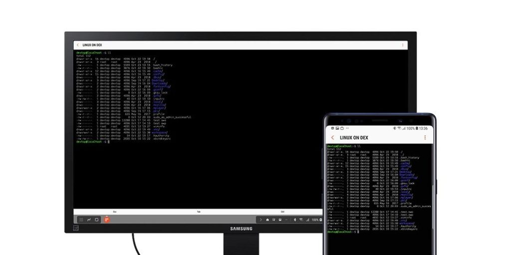 linux na dex samsung galaxy