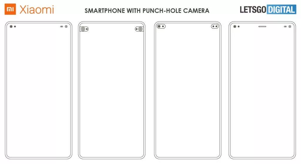 patent dualni otvor v displeji xiaomi