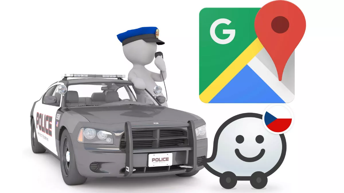 policie nypd waze google mapy hlaseni