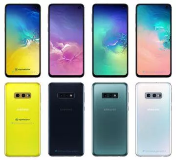 samsung galaxy s10e barevne varianty