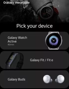 samsung galaxy wearable aplikace novinky