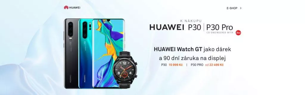 cena huawei P30 pro hodinky zdarma