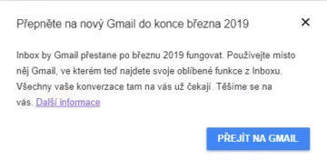 google inbox konec