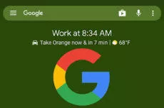 at a glance widget google novinky