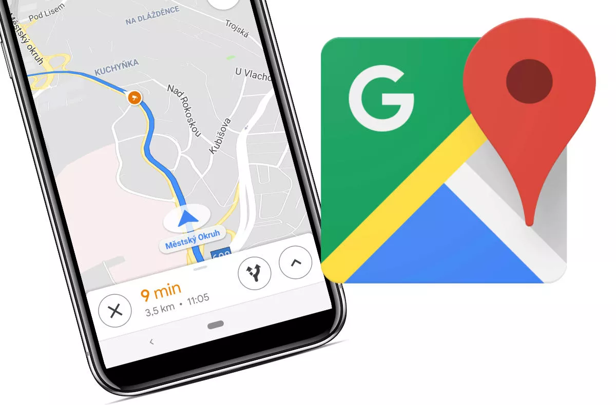 radary v google mapach