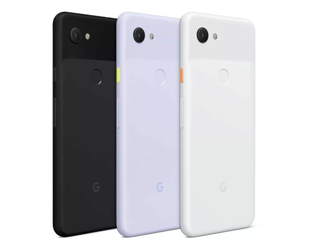 Google Pixel 3a barevné varianty
