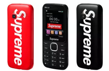 supreme telefon blu