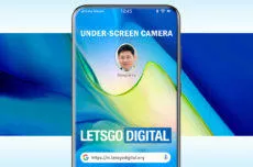 huawei fotoaparat pod displejem