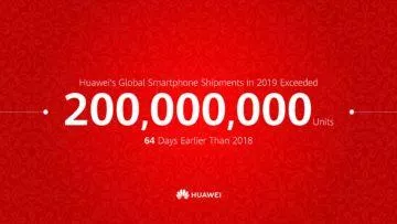 Huawei milník 200 milionů 2019