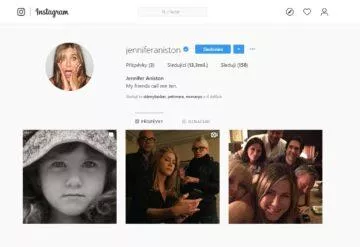 instagram jennifer aniston