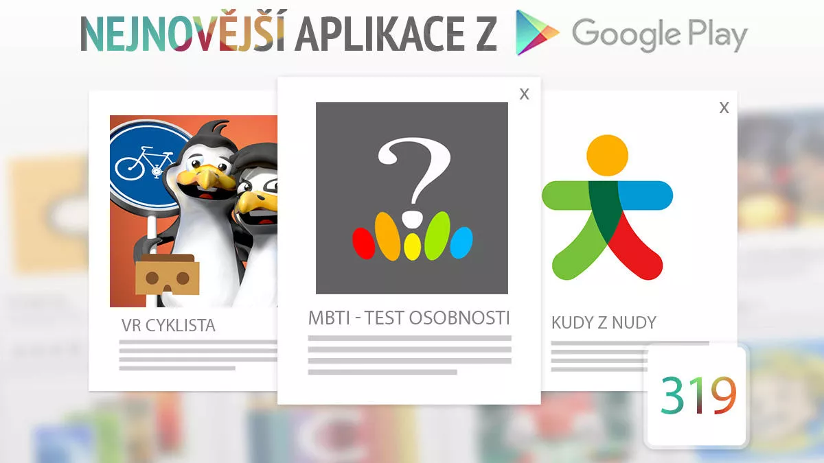 Nejnovější aplikace z Google Play #319: český MBTI test osobnosti