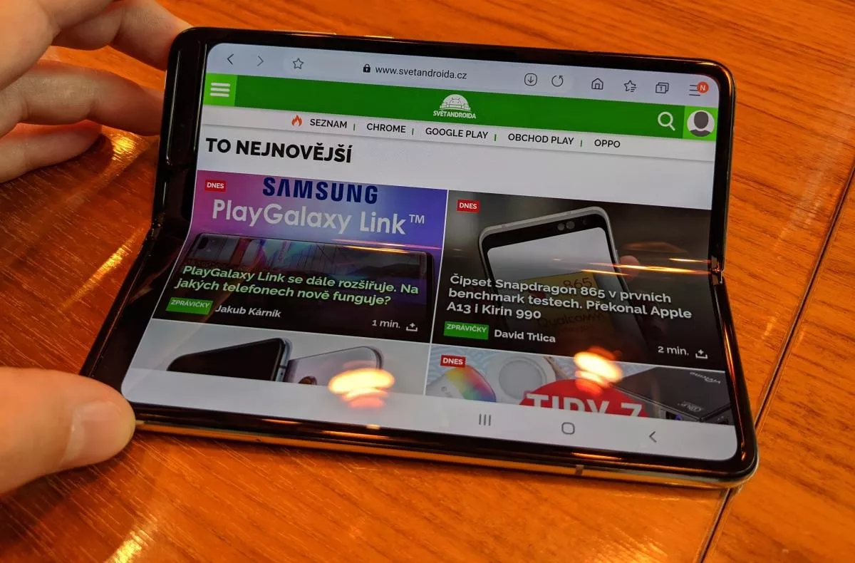 recenze na Samsung Galaxy Fold