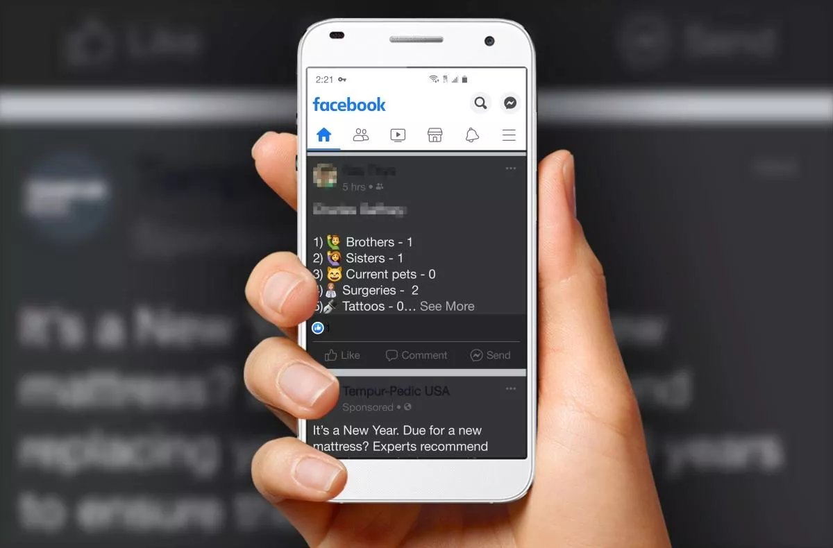 facebook tmavý režim Android