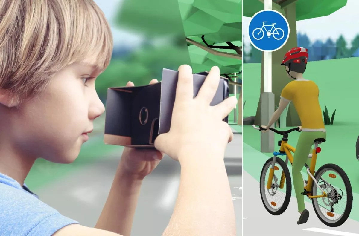 VR cyklista