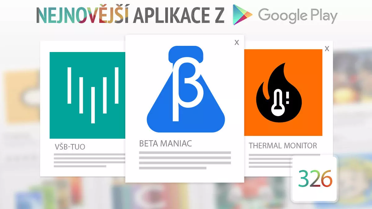 Nejnovější aplikace z Google Play #326: otestujte si nové aplikace