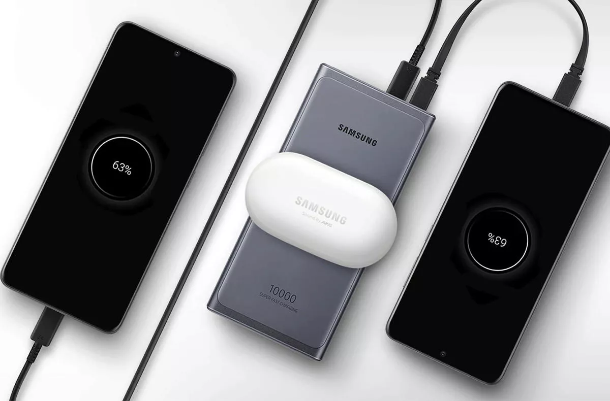 samsung powerbanka bezdrátové nabíjení