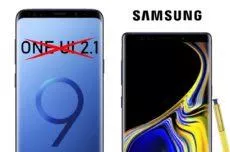 One UI update Galaxy S9 Note 9