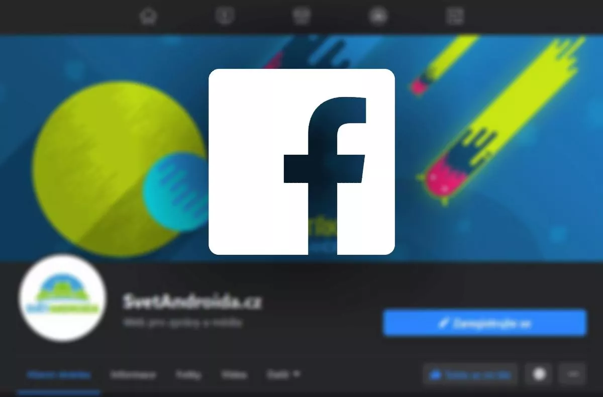 tmavý režim Facebook desktop