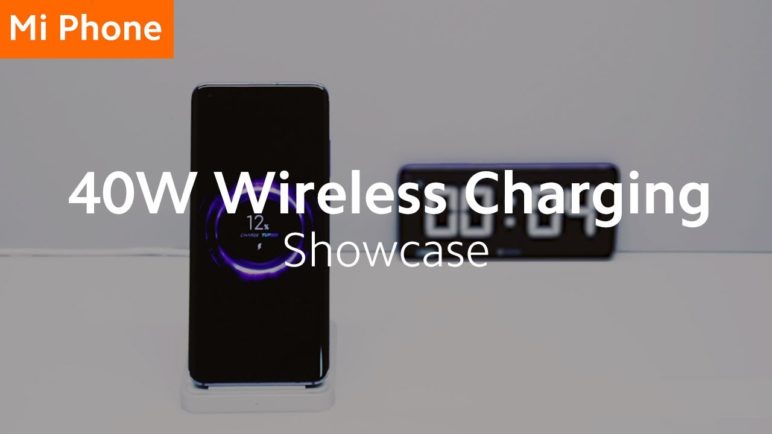 Xiaomi's First 40W Wireless Fast Charging Solution